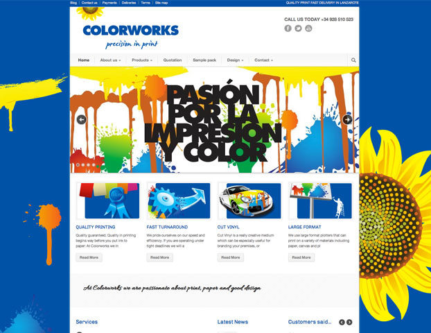 colorworks printers in lanzarote